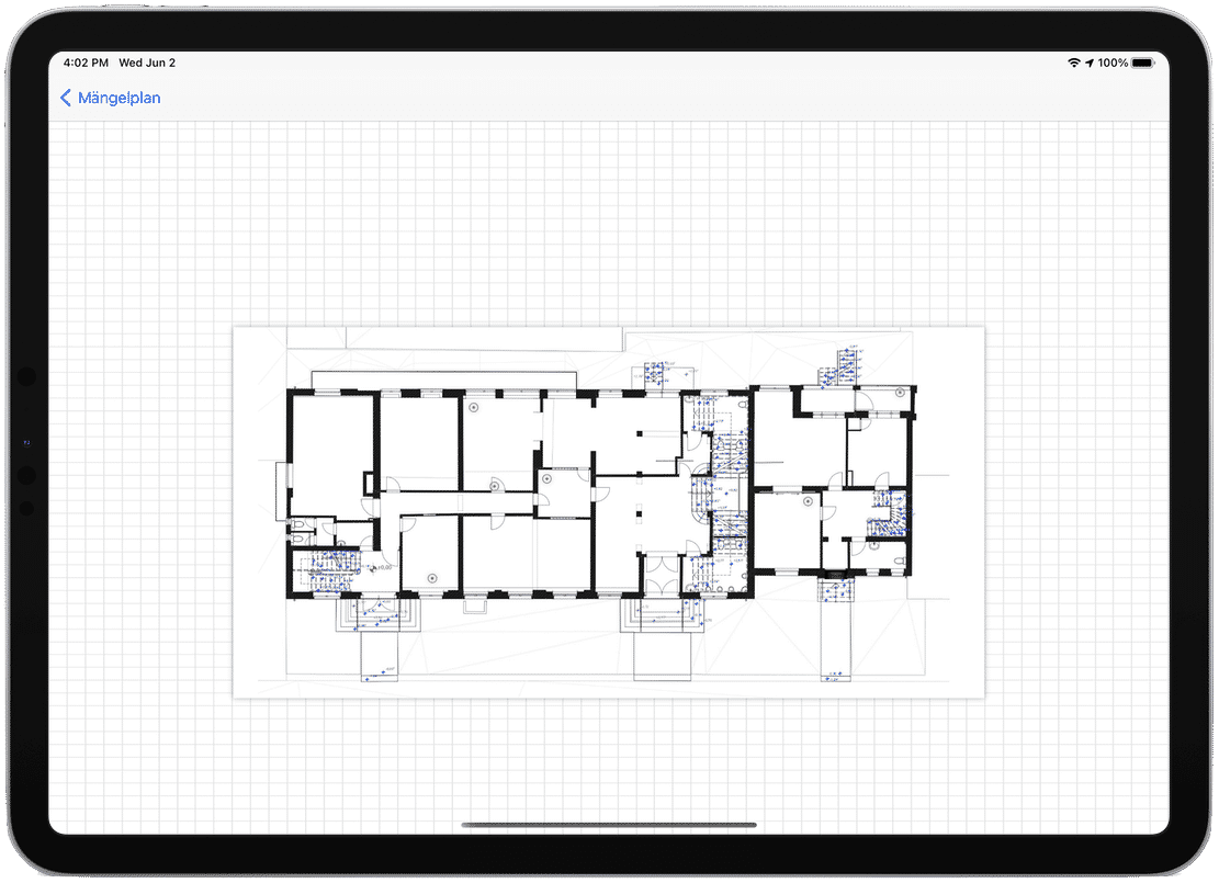 Mängelplan Baudokumentation